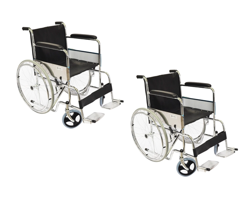 PACK 2 SILLAS DE RUEDAS ESTANDAR ASIENTO ECO - 1