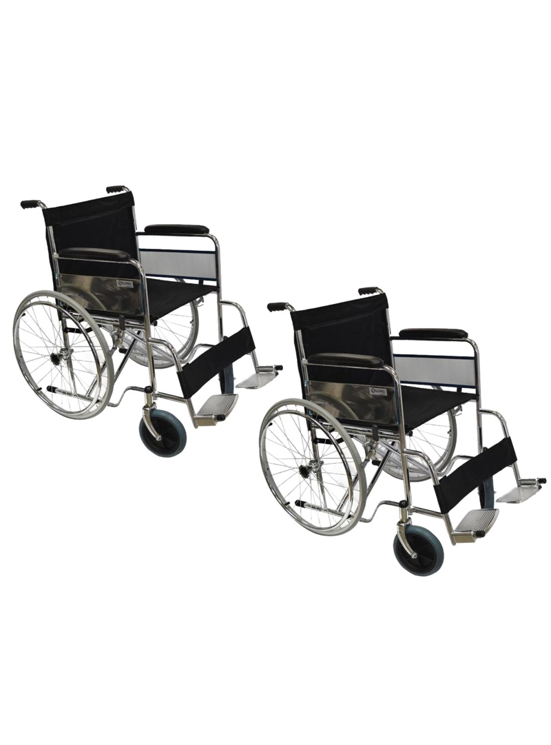 PACK 2 SILLA DE RUEDA SOBREPESO BARIATRICA STRONG 51 CM - 1