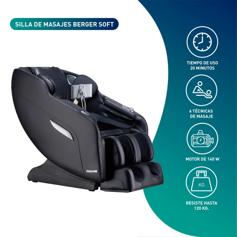 SILLON DE MASAJE SOFT RELAX TOTAL MAXCARE - 2