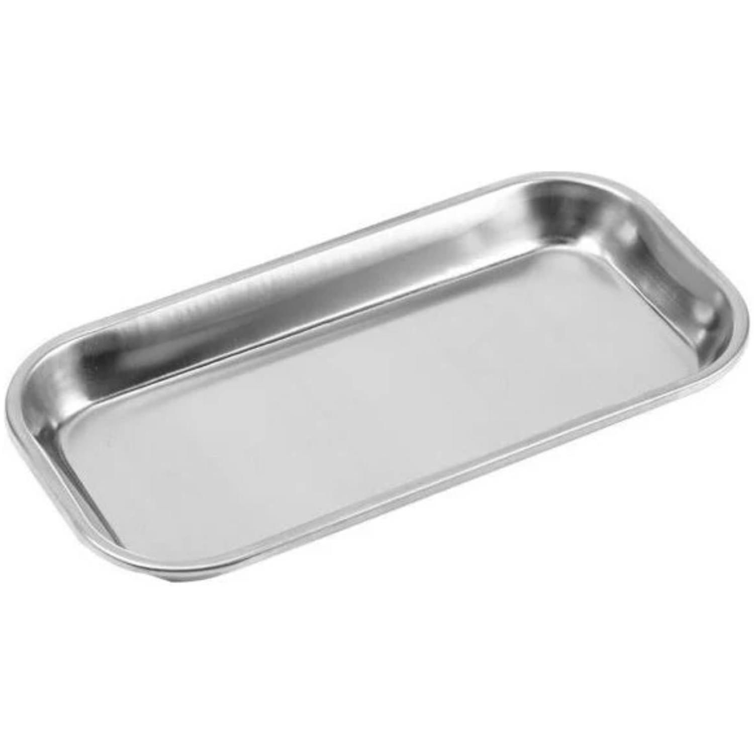 BANDEJA INSTRUMENTAL QUIRURGICA ACERO INOX 22X11X2 - 1