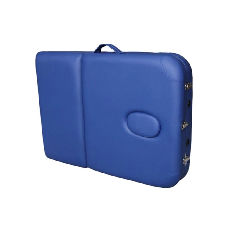 CAMILLA DE MASAJES GLOMED CTM020AZ PLEGABLE 3 CUERPOS DELUXE AZUL RUEDAS - 3