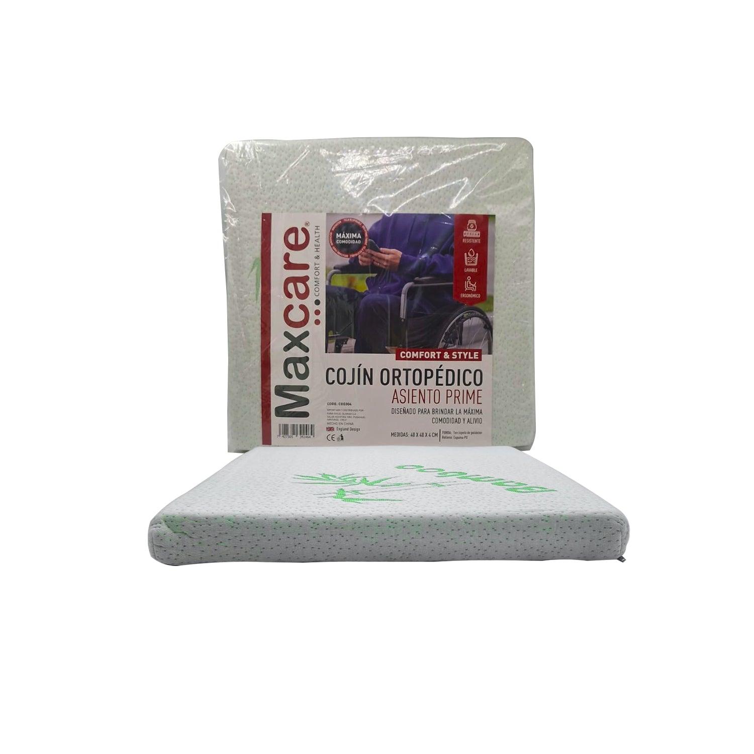 COJÍN MAXCARE COE004 ORTOPÉDICO ASIENTO PRIME 40X40X4 CM BLANCO - 4