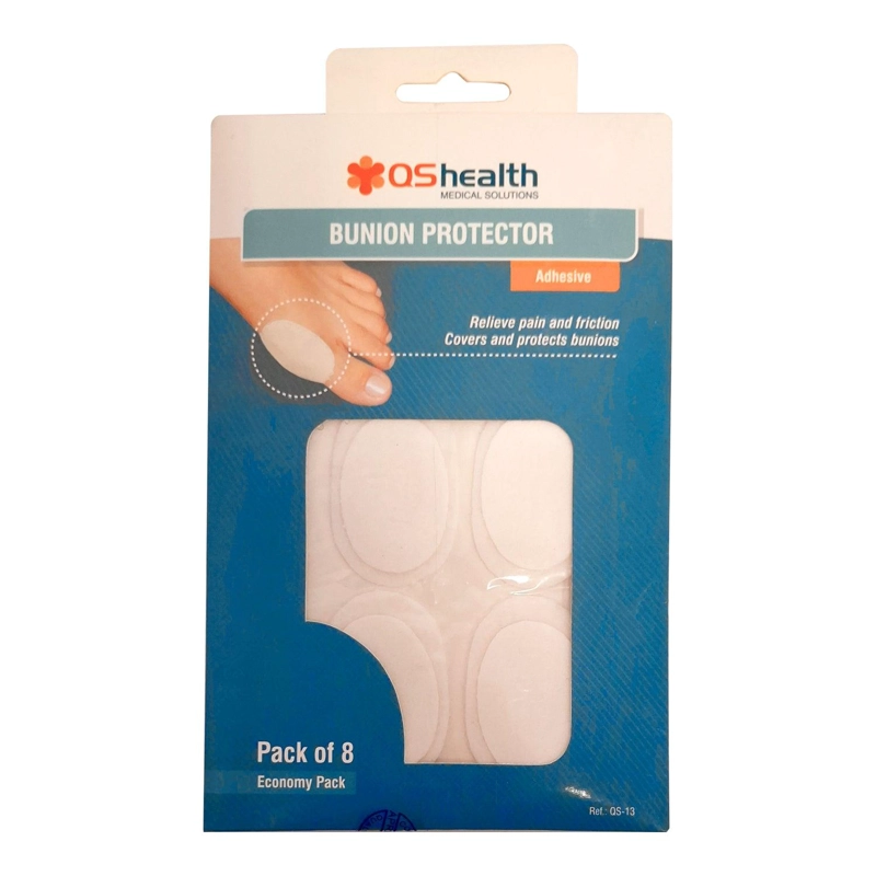 PACK X8 PROTECTORES PARA JUANETE UNISEX MAXCARE N-QS13-AH ADHESIVO - 1