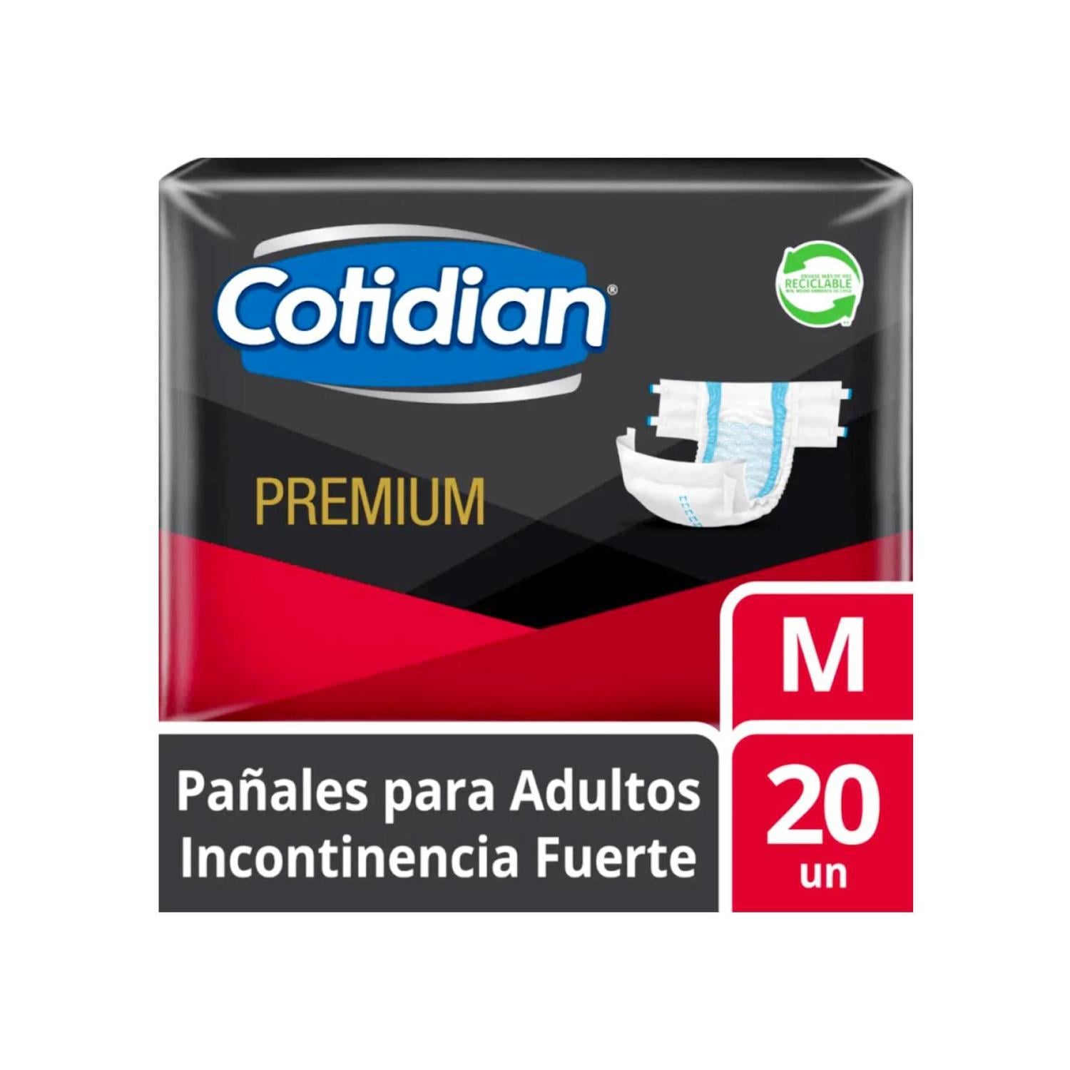 PAÑALES ADULTO COTIDIAN N-PCOPRE010 PAÑAL ADULTO PREMIUM 20 UNID - 1