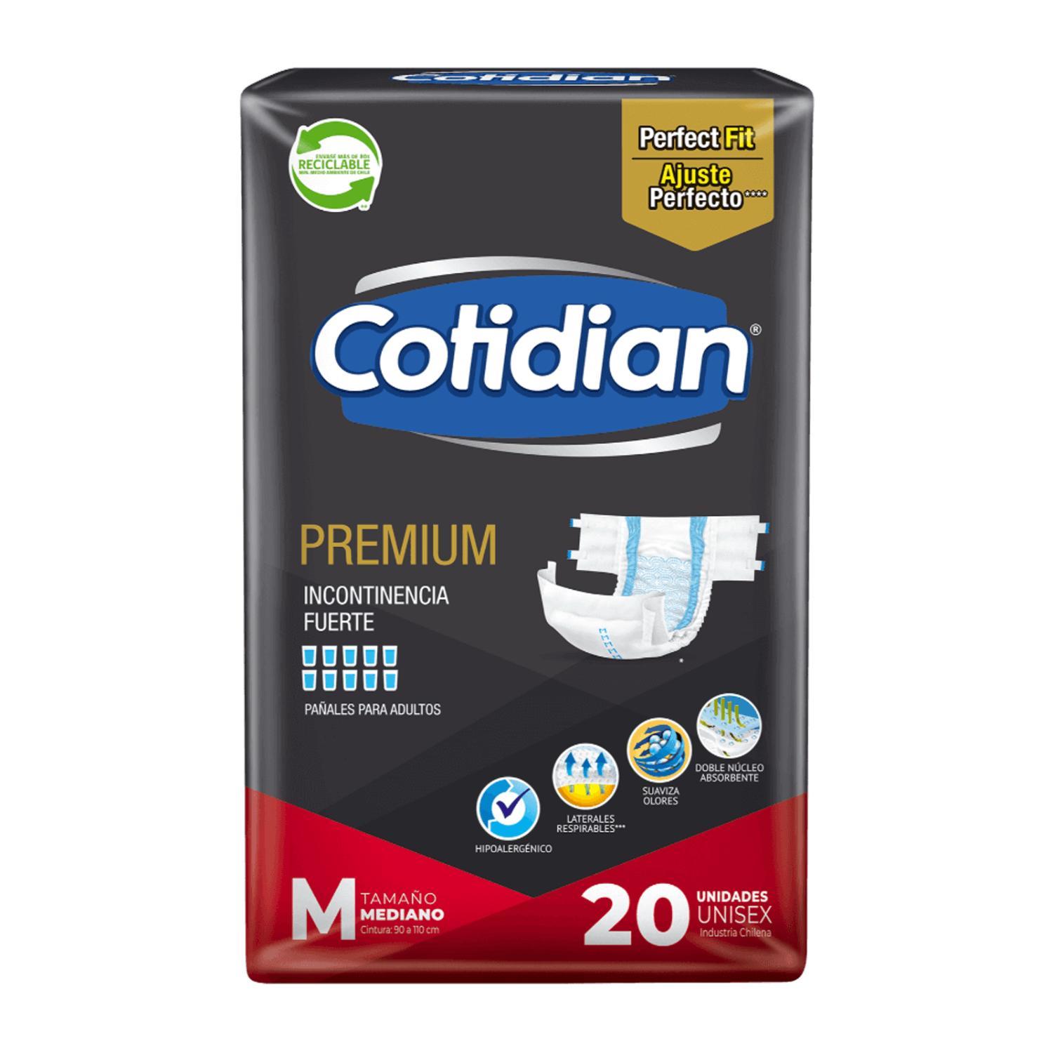 PAÑALES ADULTO COTIDIAN N-PCOPRE010 PAÑAL ADULTO PREMIUM 20 UNID - 2