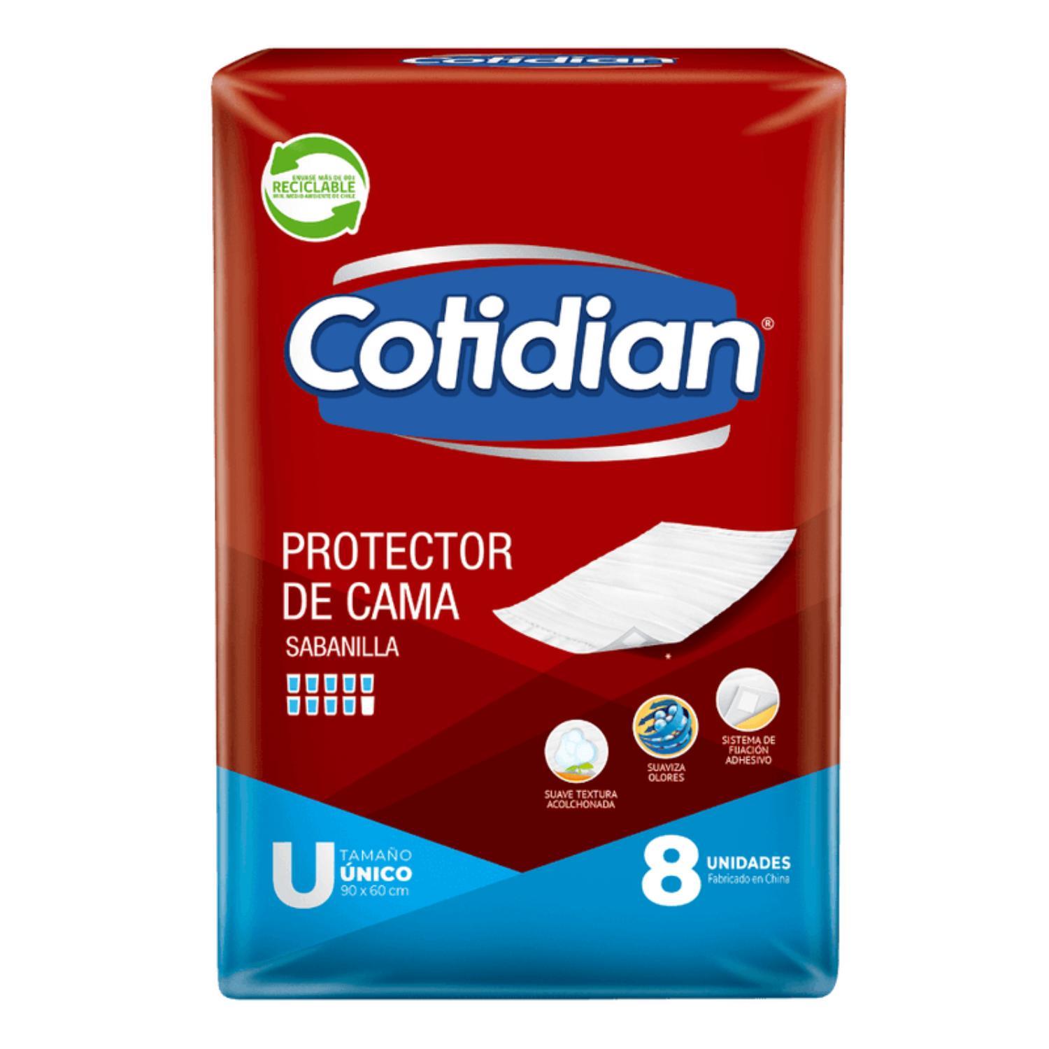SABANILLA PROTECTOR DE CAMA COTIDIAN S-SABCOT 8 UNID - 2