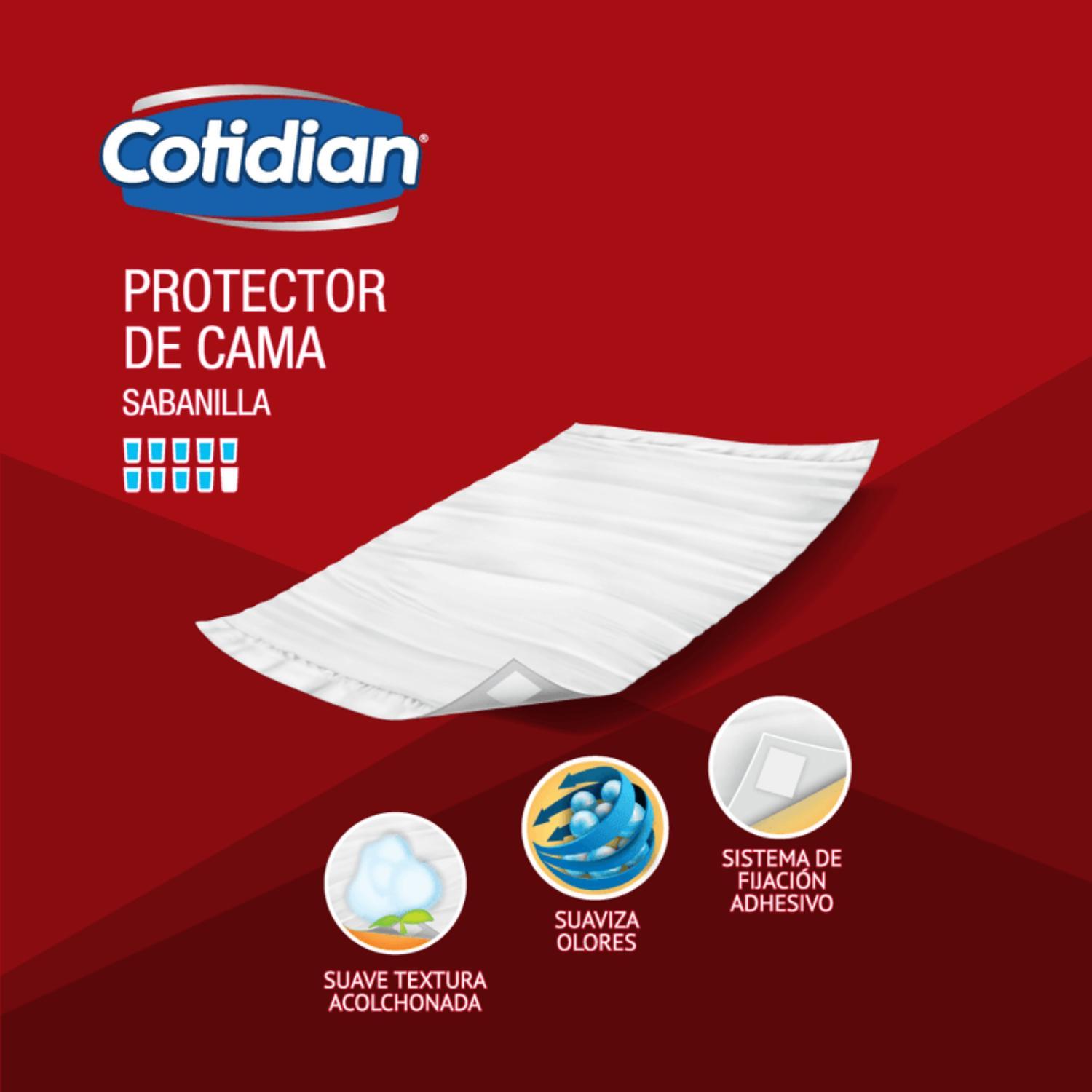 SABANILLA PROTECTOR DE CAMA COTIDIAN S-SABCOT 8 UNID - 3