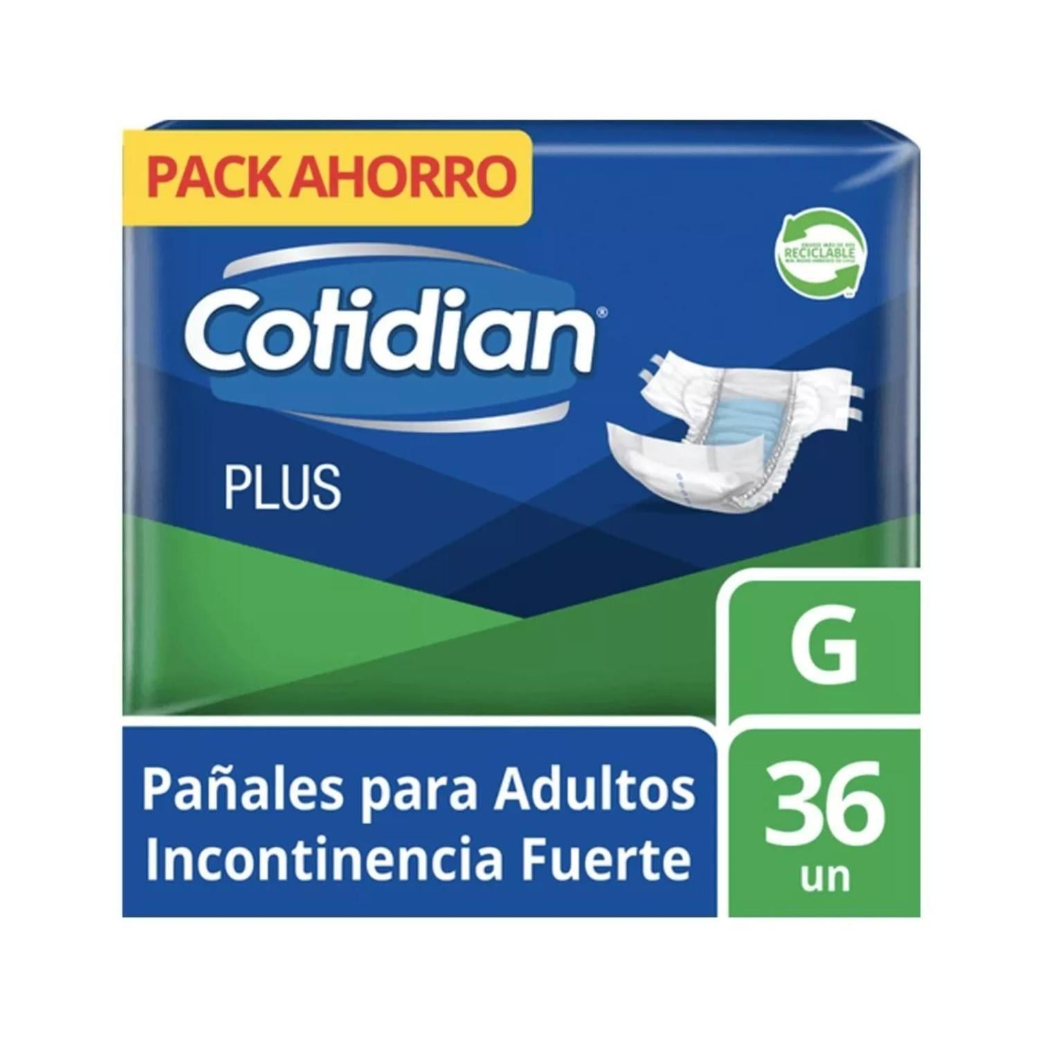 PAÑAL ADULTO COTIDIAN PLUS 36 UNID G - 1