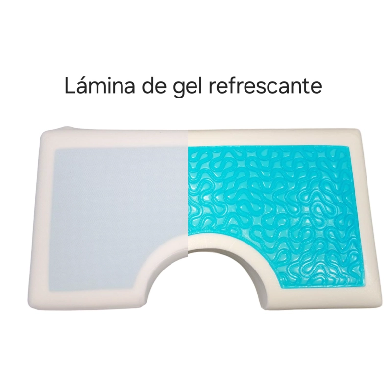 ALMOHADA VISCOELASTICA GEL BAMBOO PRO 73X40X10CM - 6