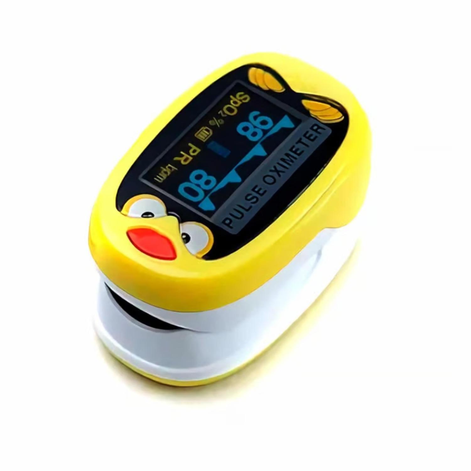 OXIMETRO SATUROMETRO DE PULSO PEDIATRICO AMARILLO - 3
