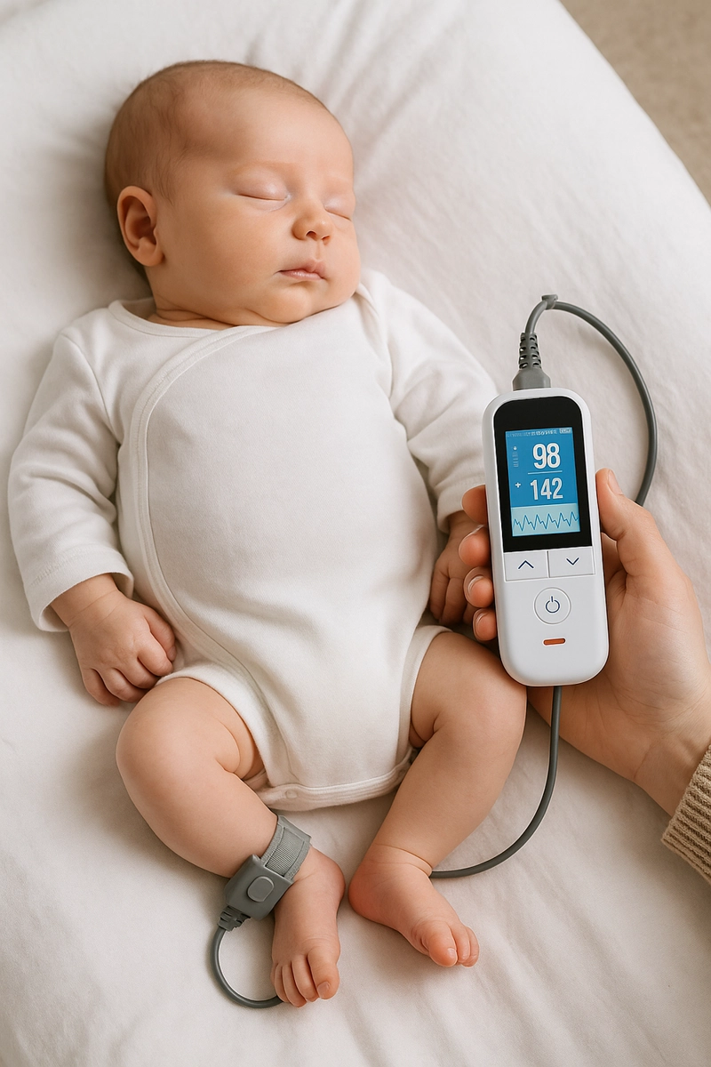 OXIMETRO SATUROMETRO DE PULSO CON SENOR NEONATAL - 4