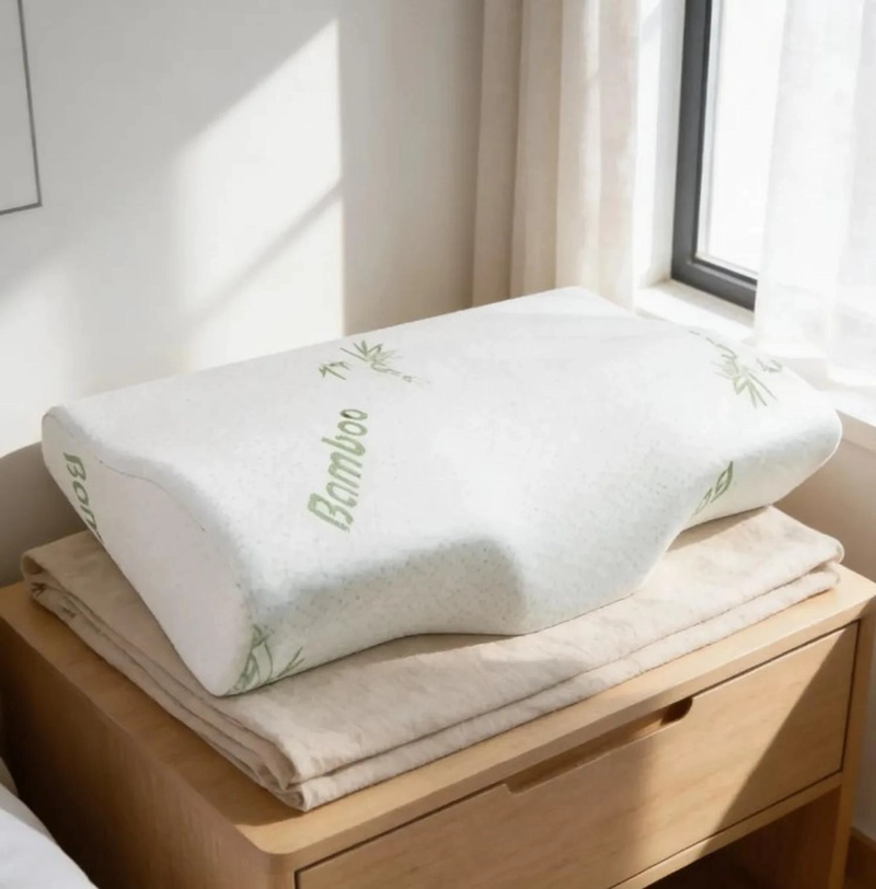 ALMOHADA CERVICAL VISCOELASTICA COMFORT 60X38X12/8 - 3