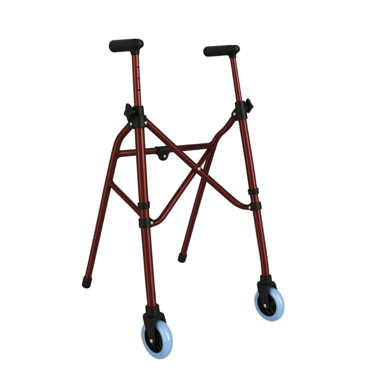 ANDADOR DE ALUMINIO COMPACTO CON RUEDAS - 1