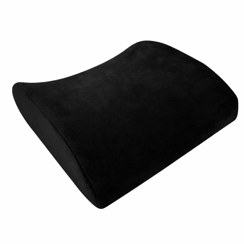 COJIN ESPALDA SOPORTE LUMBAR COMFORT NEGRO - 1