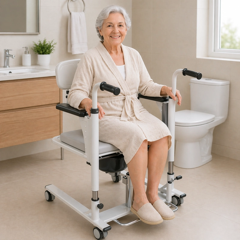SILLA DE TRANSFERENCIA MULTIFUNCIONAL HIDRAULICA PARA BAÑO - 5