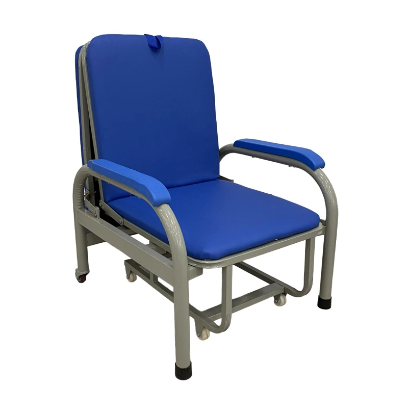 SILLA CAMA DE ACERO PARA ACOMPAÑANTE - 1