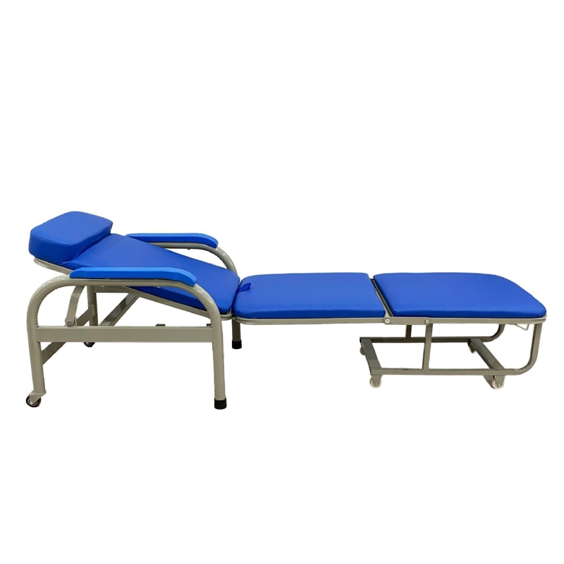 SILLA CAMA DE ACERO PARA ACOMPAÑANTE - 2