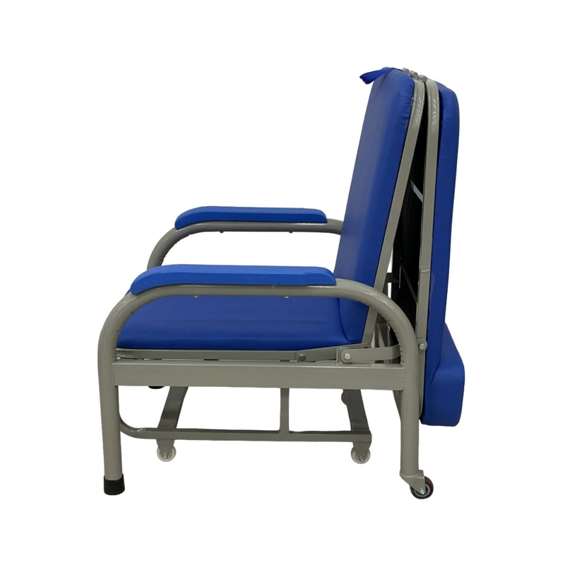 SILLA CAMA DE ACERO PARA ACOMPAÑANTE - 7