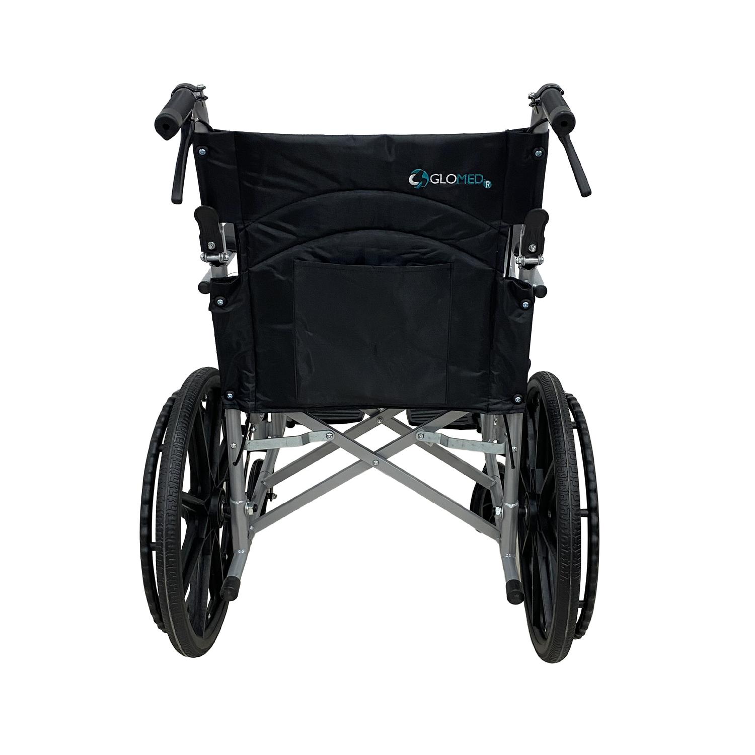 SILLA DE RUEDAS PLEGABLE LIGERA DE ACERO - 5