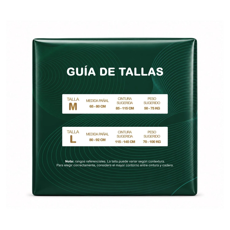 PAÑAL ADULTO MAXCARE PUREGUARD PREMIUM TALLA L - 8 UNIDADES - 4