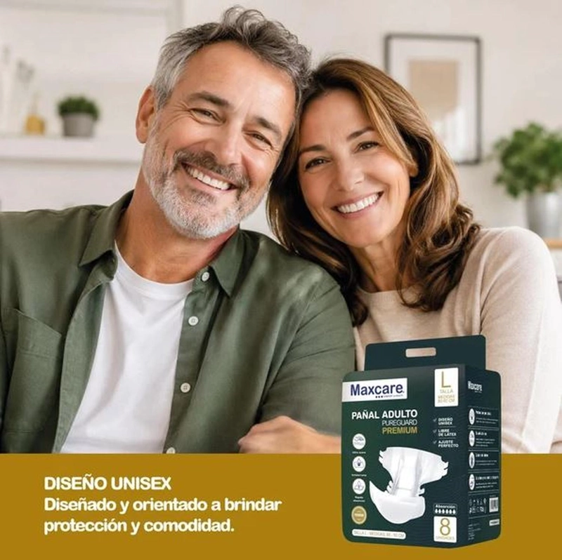 PACK 3 PAÑAL ADULTO MAXCARE PREMIUM TALLA L - 24 UNIDADES - 4