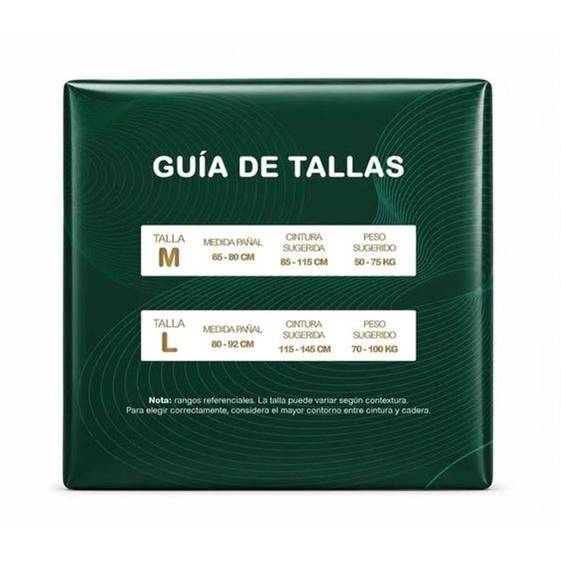 PACK 3 PAÑAL ADULTO MAXCARE PREMIUM TALLA M - 24 UNIDADES - 4