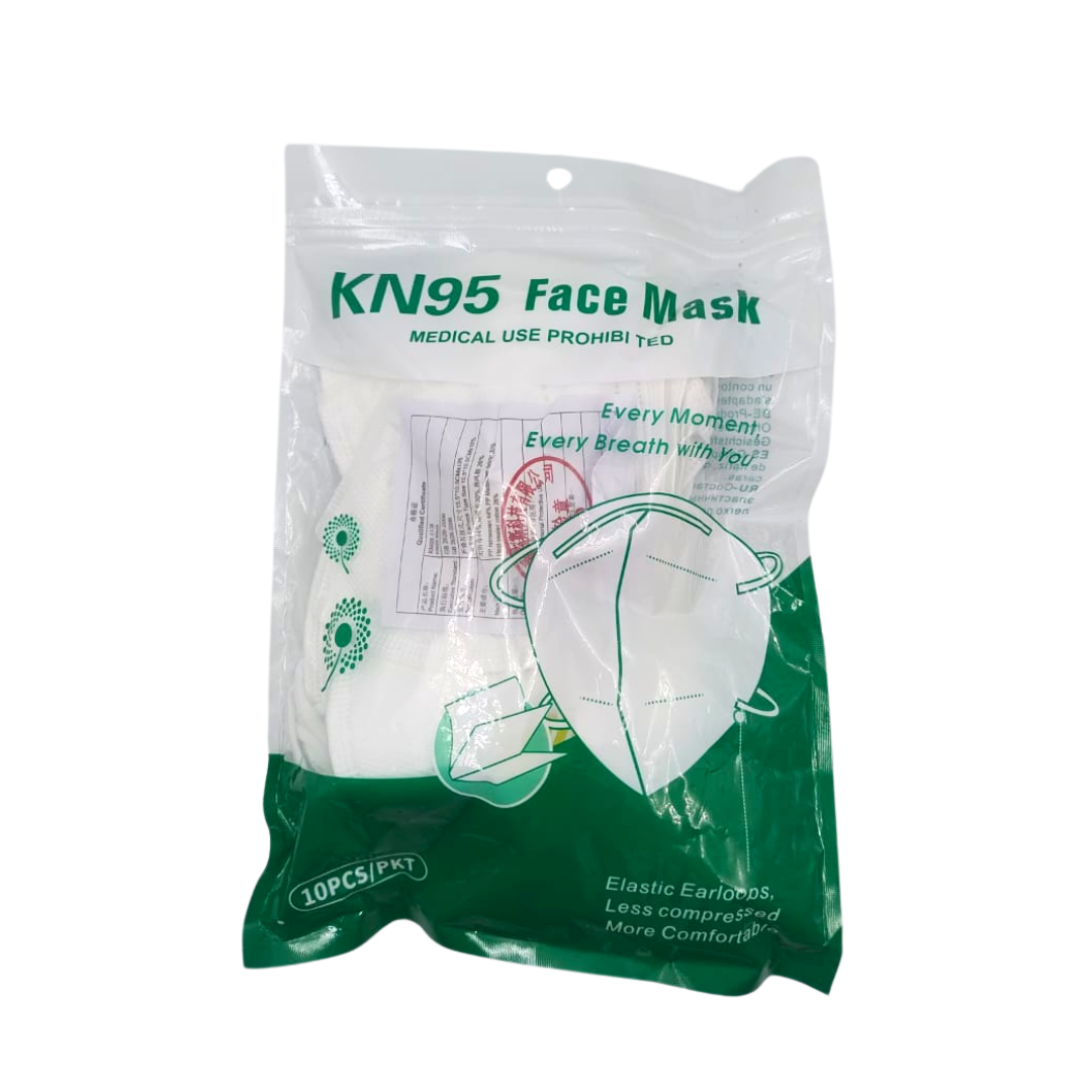 PACK MASCARILLAS KN95 CON FILTRO 10 UNID. - 1