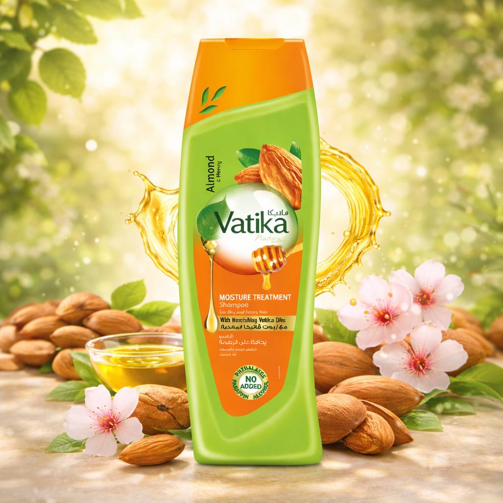 SHAMPOO CABELLO VATIKA NATURALS ALMENDRA DULCE ALMENDRA DULCE 200 ML - 2