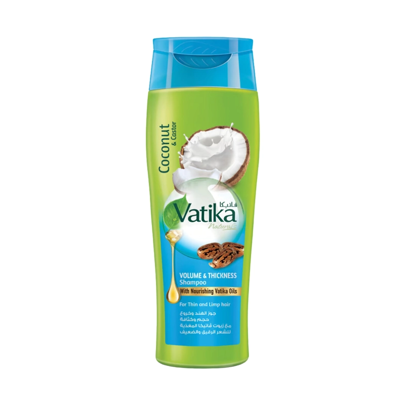 SHAMPOO CABELLO VATIKA NATURALS COCO VOLUMEN Y ESPESOR 200 ML - 2