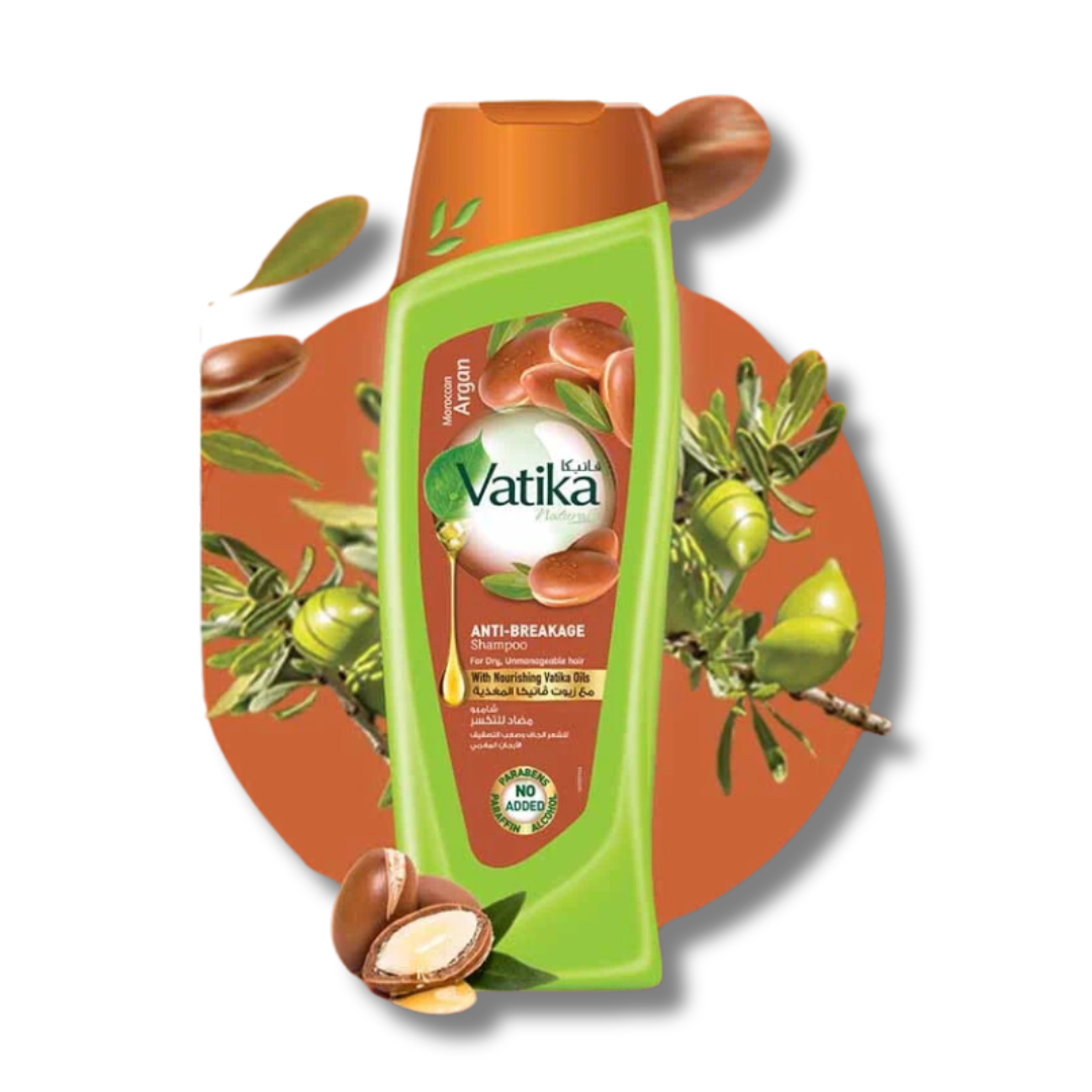 SHAMPOO CABELLO VATIKA NATURALS ARGÁN 400 ML - 2