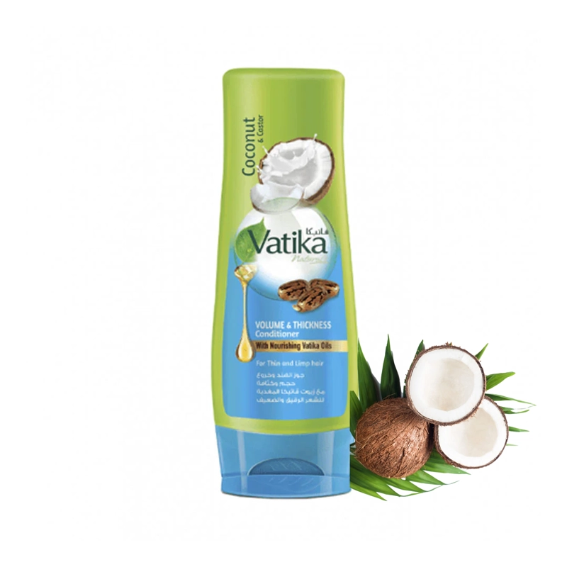 ACONDICIONADOR CABELLO VATIKA NATURALS VOLUMEN Y ESPESOR 400 ML - 2