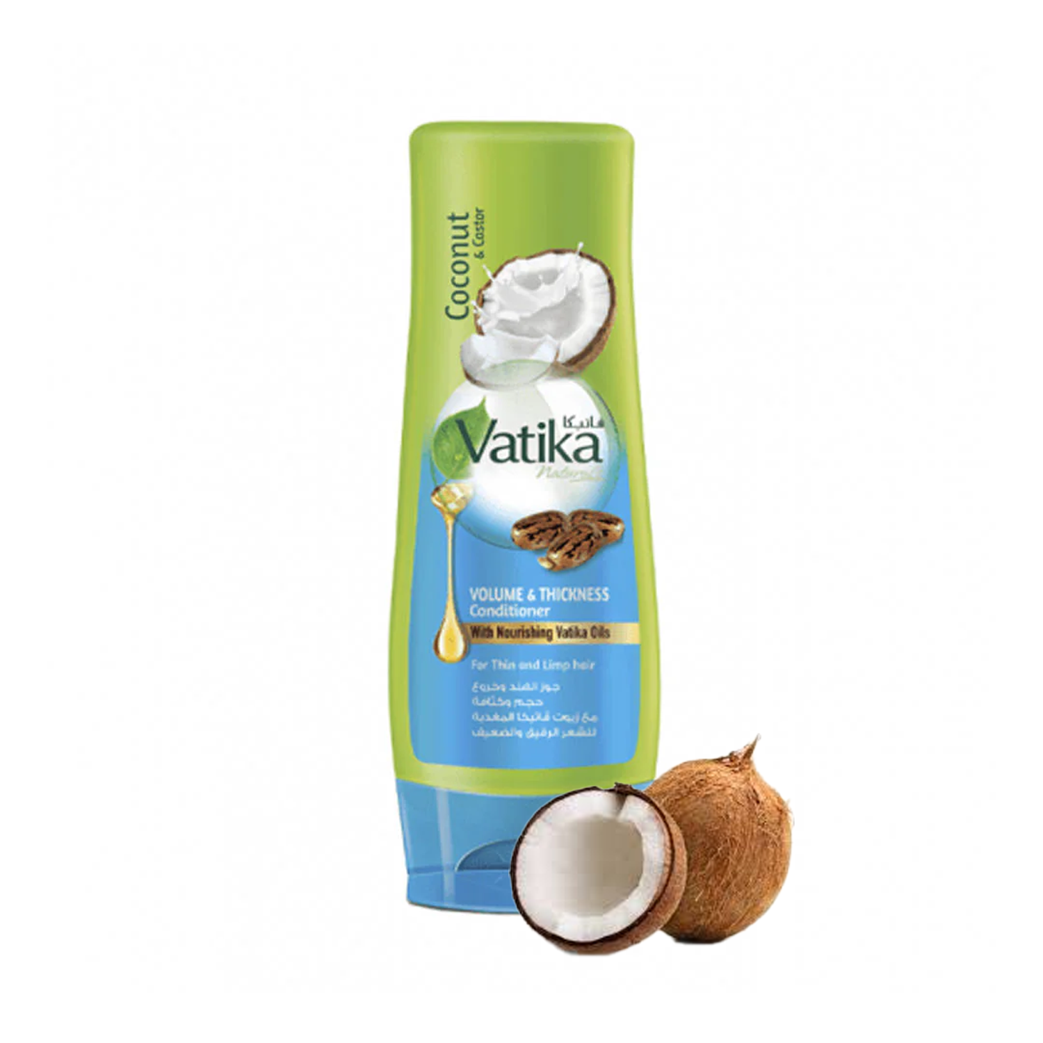 ACONDICIONADOR VATIKA COCO Y CASTOR VOLUMEN Y ESPESOR 200 ML - 2