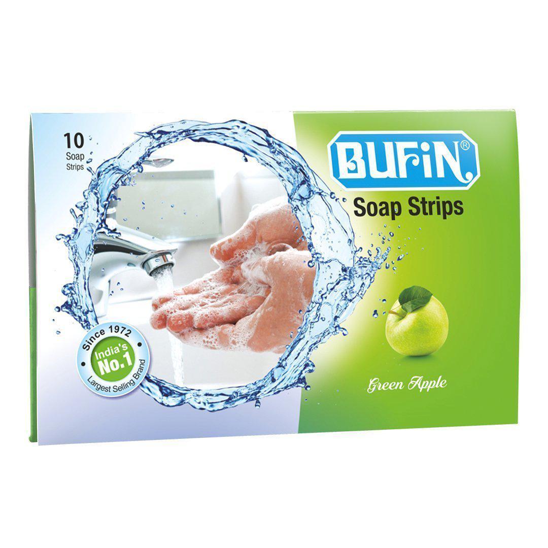10 LÁMINAS DE JABÓN PREMIUM GREEN APPLE X 5 (50 LÁMINAS) - 1