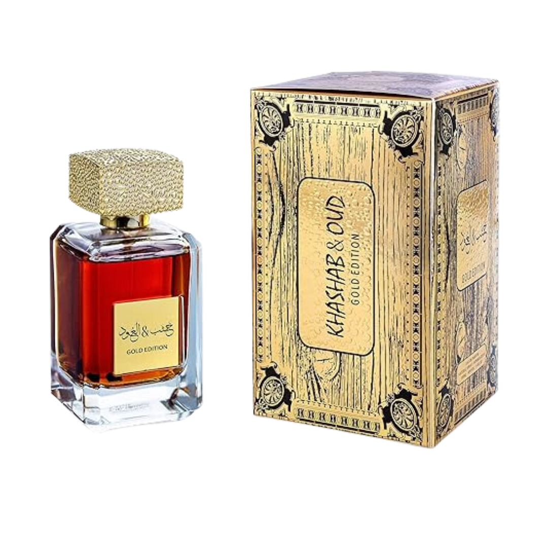 PERFUME ARABIYAT PRESTIGE KHASHAB & OUD GOLD UNISEX EDP 100 ML - 1