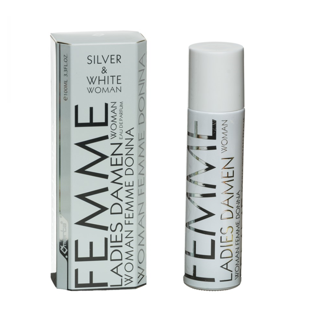 PERFUME OMERTA SILVER & WHITE MUJER EDP 100 ML - 1