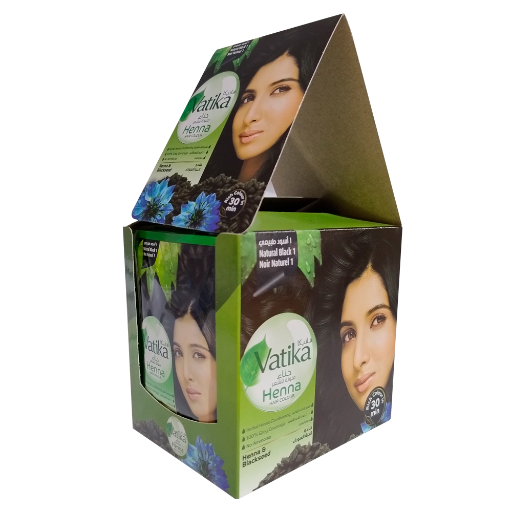 TINTURA CABELLO VATIKA NATURALS 40 G HENNA NATURAL BLACK 20 SACHETS - 2