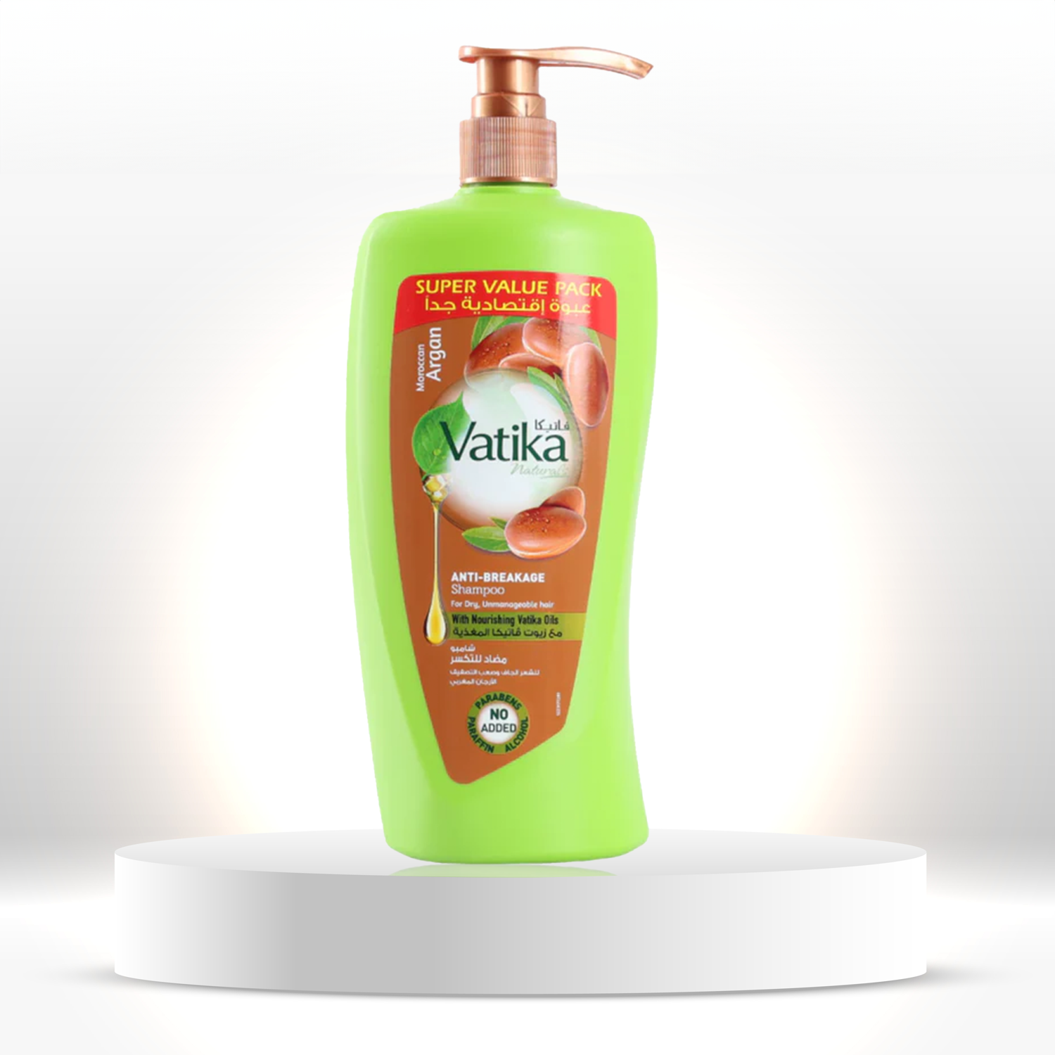 SHAMPOO VATIKA NATURALS 600 ML ARGAN - 3