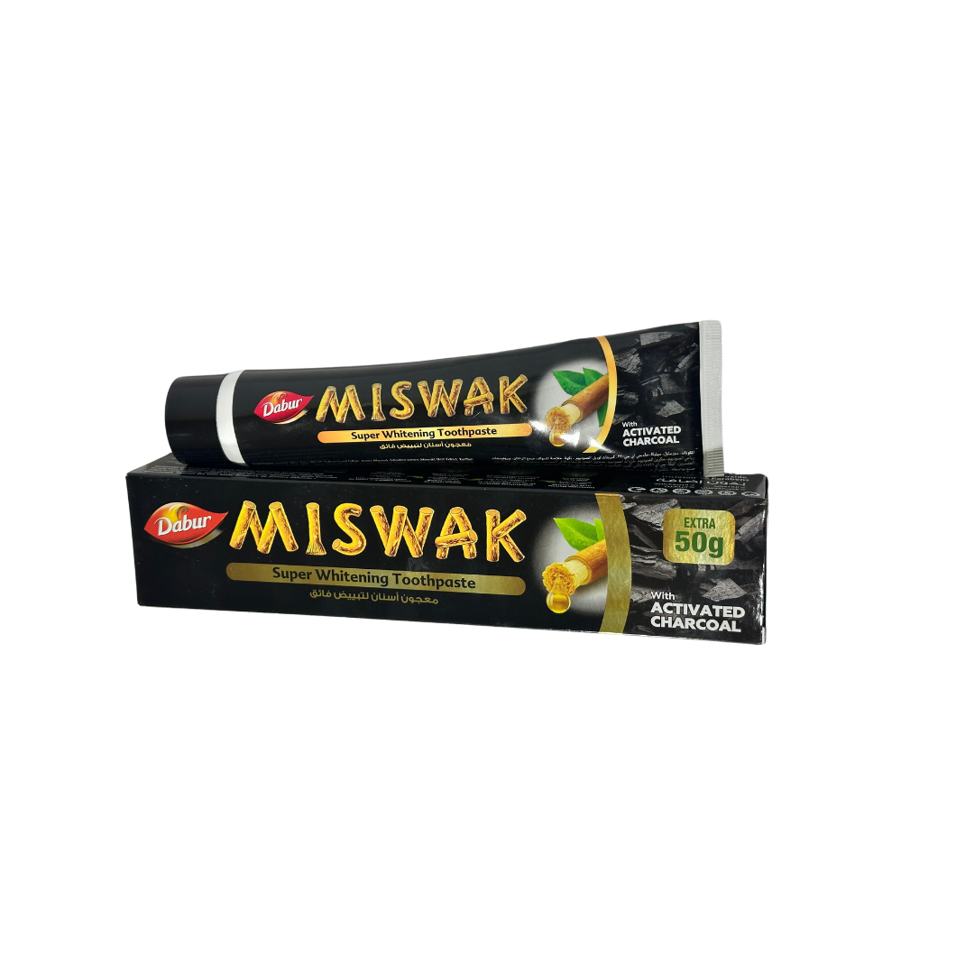 PASTA DENTAL DABUR MISWAK CARBON 170 GR - 1