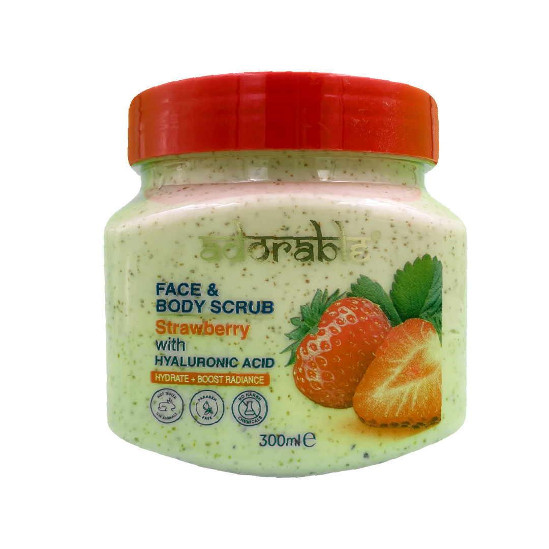 ADORABLE EXFOLIANTE FRUTILLA & ACIDO HIALURÓNICO 300 ML - 1