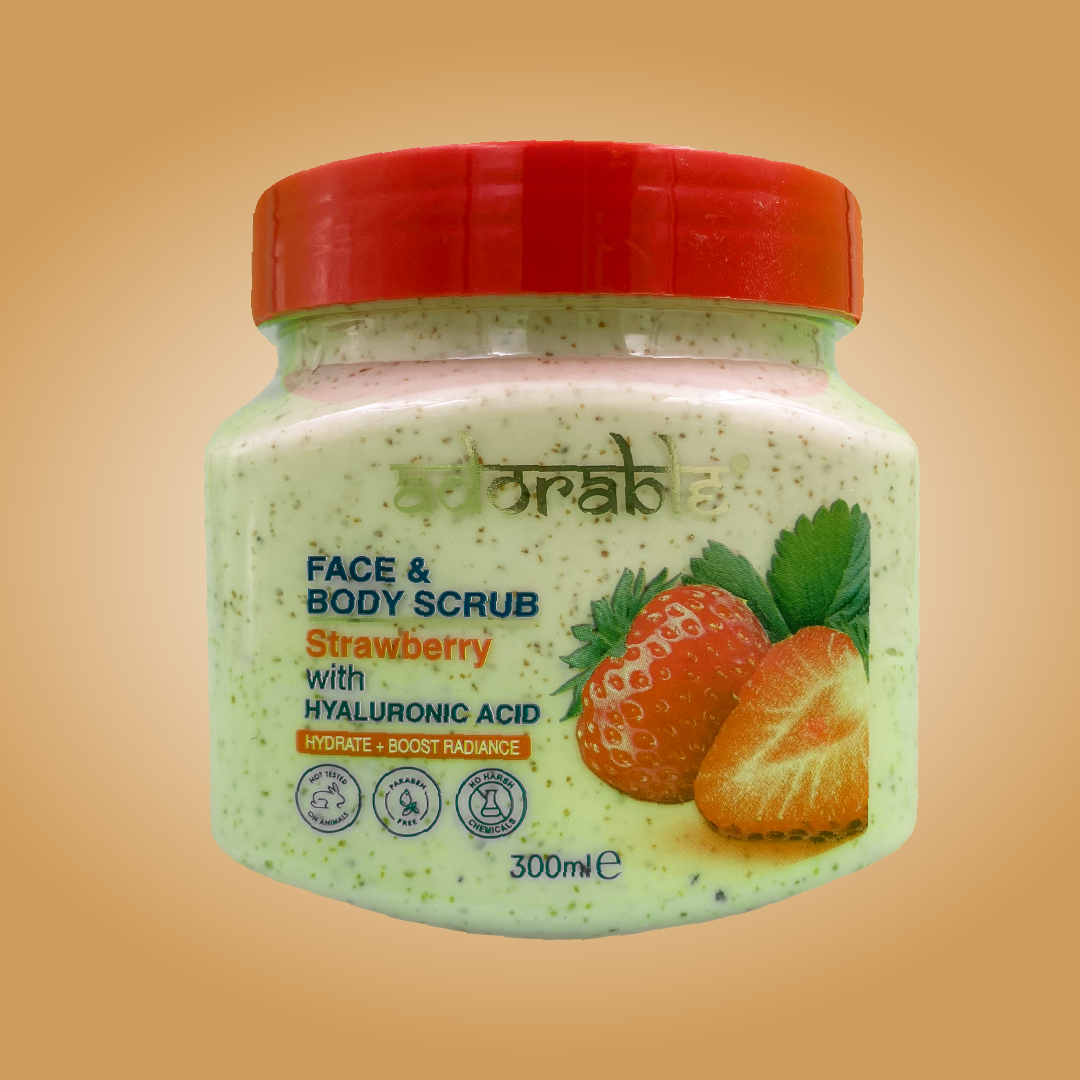 ADORABLE EXFOLIANTE FRUTILLA & ACIDO HIALURÓNICO 300 ML - 2