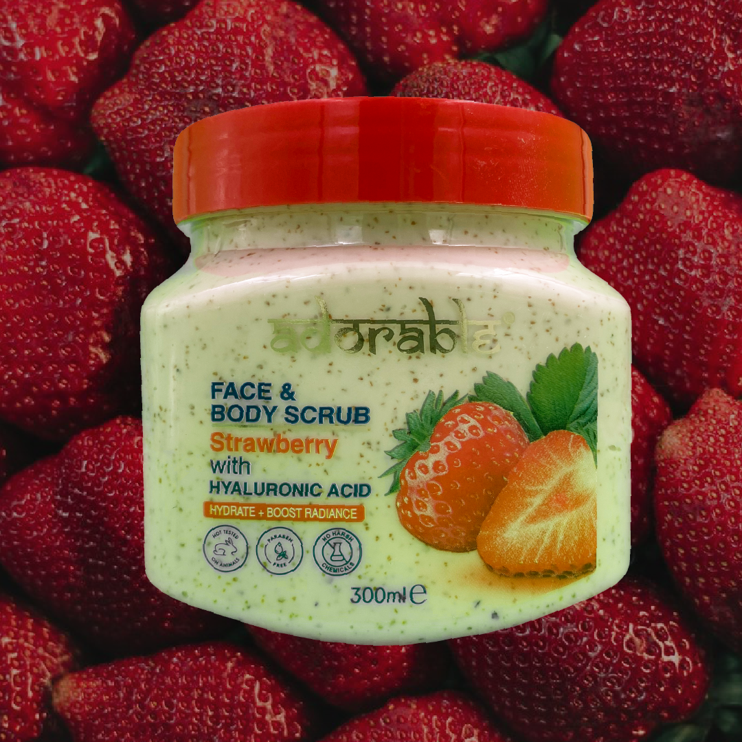 ADORABLE EXFOLIANTE FRUTILLA & ACIDO HIALURÓNICO 300 ML - 3