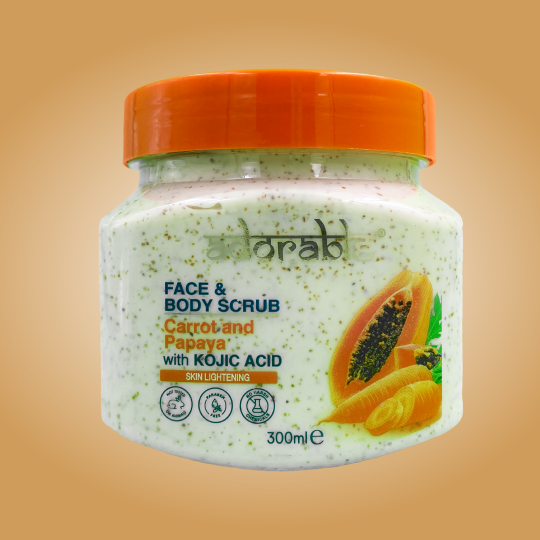 ADORABLE EXFOLIANTE ZANAHORIA-PAPAYA & ÁCIDO KÓJICO 300 ML - 2