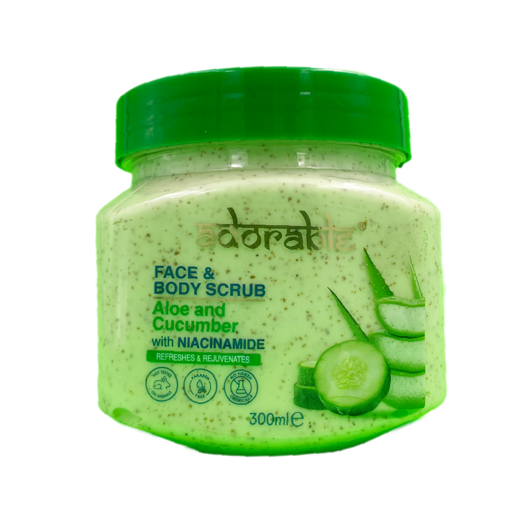 ADORABLE EXFOLIANTE ALOE & CUCUMBER CON NIACINAMIDE 300 ML - 1