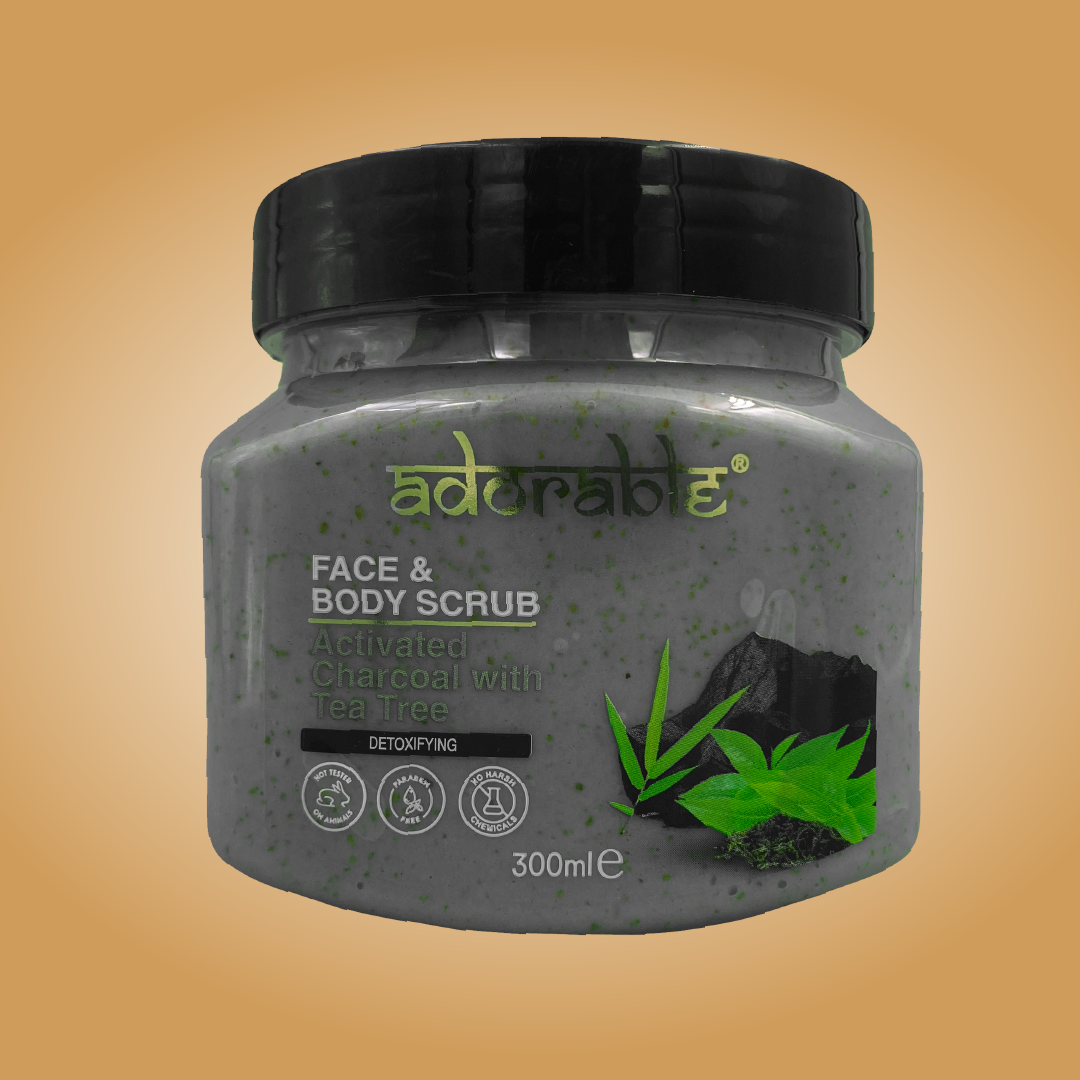 ADORABLE EXFOLIANTE CARBÓN ACTIVO & ÁRBOL DE TÉ 300 ML - 2