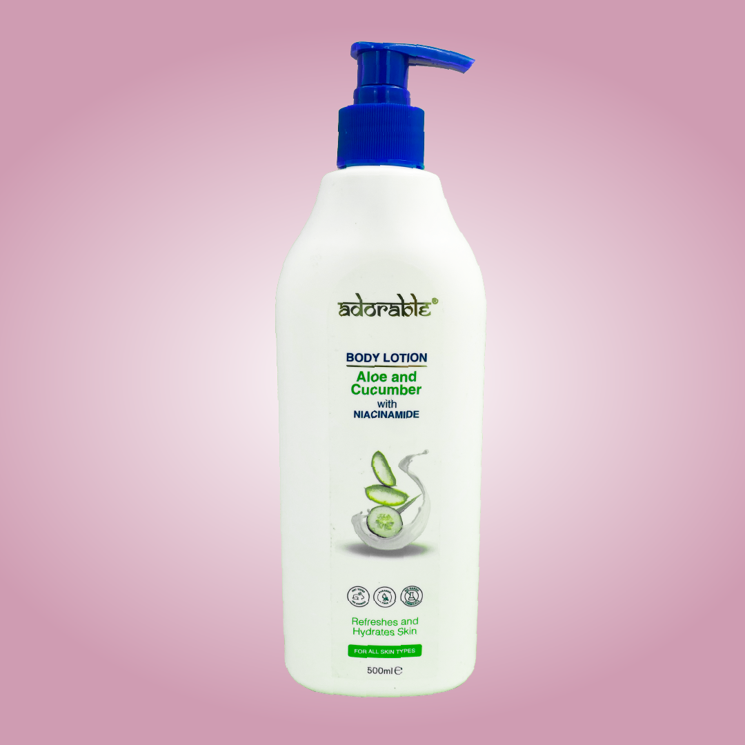 ADORABLE LOCIÓN CORPORAL ALOE CUCUMBER & VIT B3 500 ML - 2