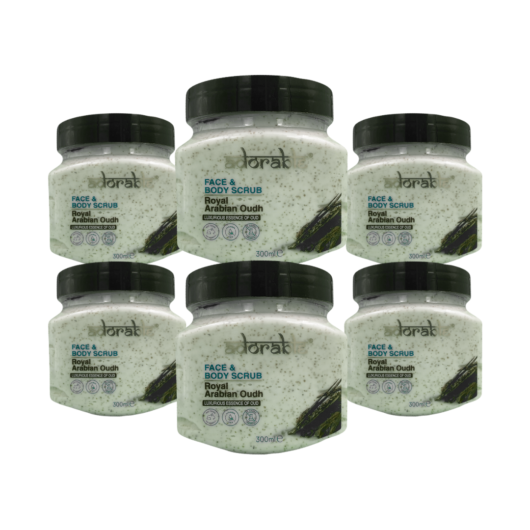 PACK ADORABLE 6 EXFOLIANTES ROYAL ARABAIN 300 ML - 1