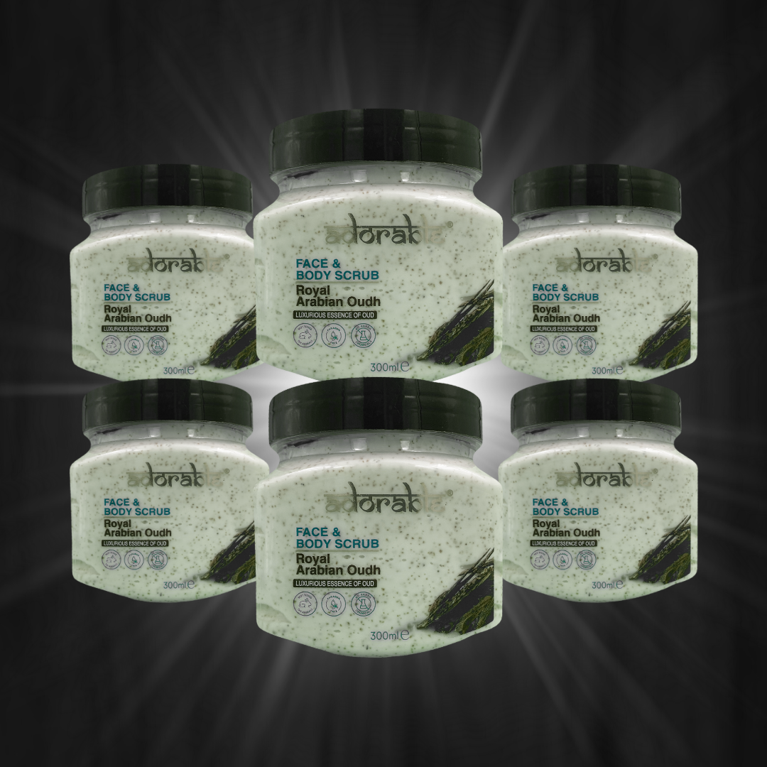 PACK ADORABLE 6 EXFOLIANTES ROYAL ARABAIN 300 ML - 2
