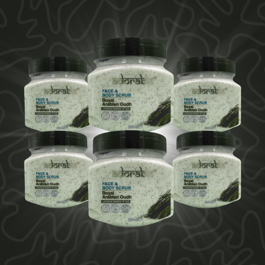 PACK ADORABLE 6 EXFOLIANTES ROYAL ARABAIN 300 ML - 3