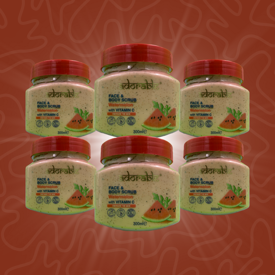 PACK ADORABLE 6 EXFOLIANTES SANDÍA & VIT C 300 ML - 3