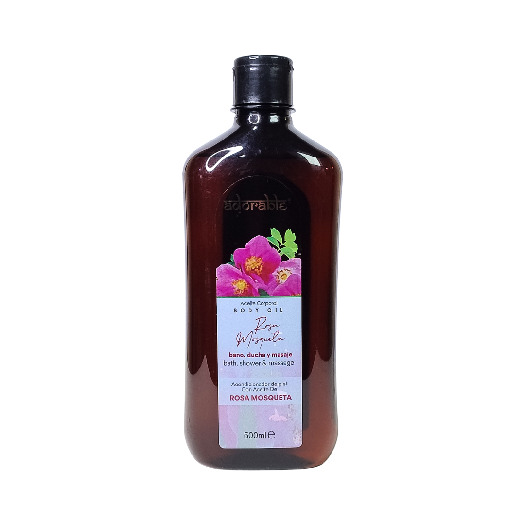 ADORABLE ACEITE CORPORAL ROSA MOSQUETA 500 ML - 1